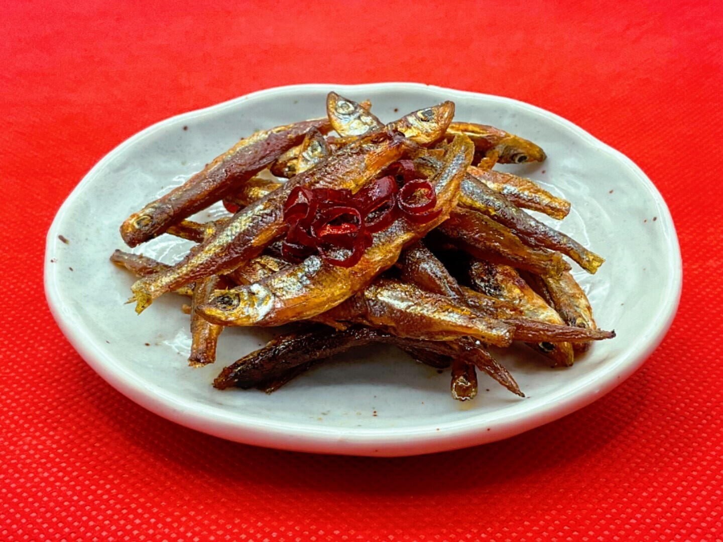 ピリ辛わかさぎ煮